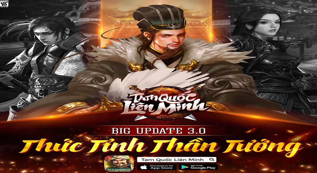  [Tam Quốc Liên Minh] UPDATE 3.0 THỨC TỈNH THẦN TƯỚNG CHÍNH THỨC RA MẮT