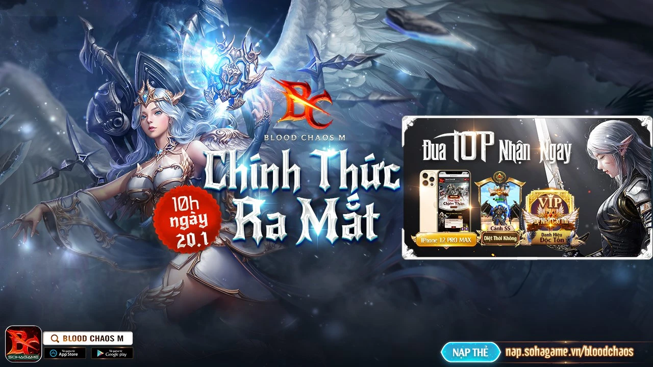 [Thông Báo] Chính Thức Ra Mắt Blood Chaos M - 10:00 Ngày 20/01/2021