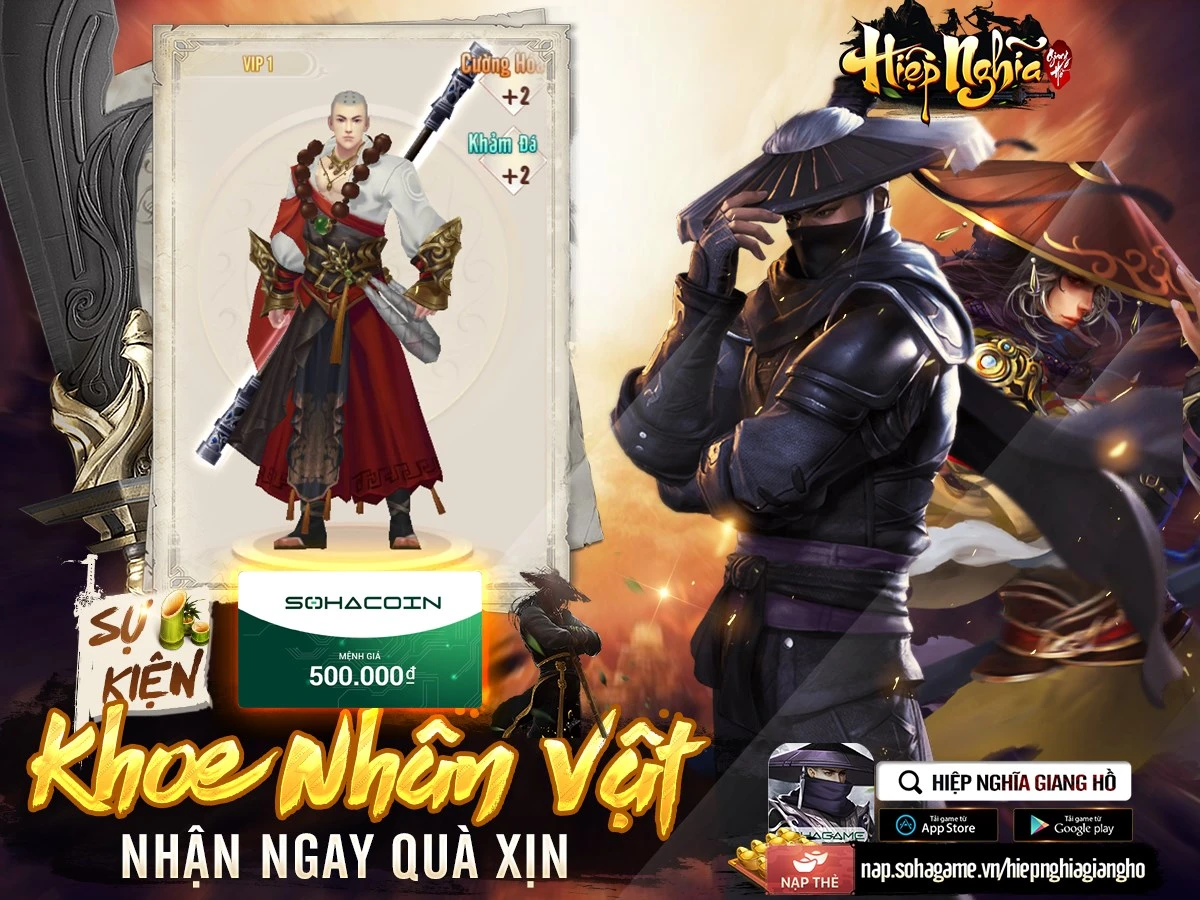 [Hiệp Nghĩa Giang Hồ] Sự Kiện Đặc Biệt Khoe Nhân Vật Ingame - Nhận Ngay Quà Giá Trị