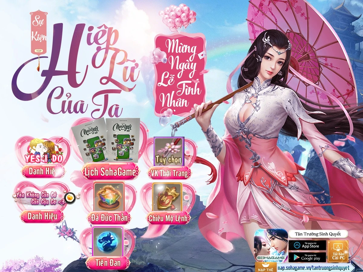 [Tân Trường Sinh Quyết] Sự Kiện HIỆP LỮ CỦA TA - Mừng Ngày Lễ Tình Nhân