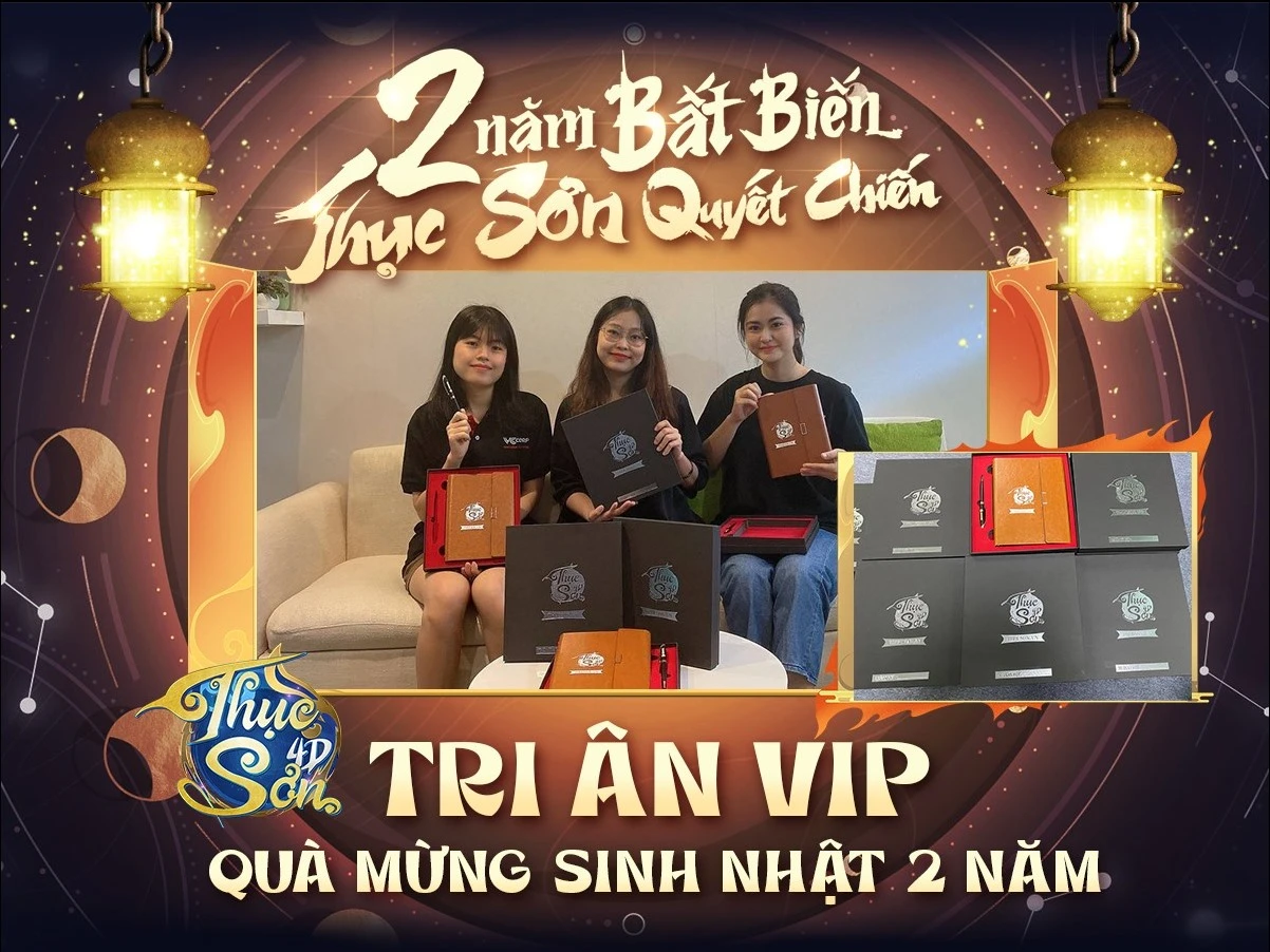 [Thục Sơn Kỳ Hiệp Mobile] Sự Kiện Tri Ân Top VIP Danh Sách Nhận Được Quà Tri Ân