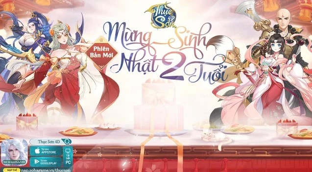[Thục Sơn Kỳ Hiệp Mobile] Cộng Đồng Đồng Loạt Offline Trước Mừng Sinh Nhật 2 Năm Game Huyền Thoại