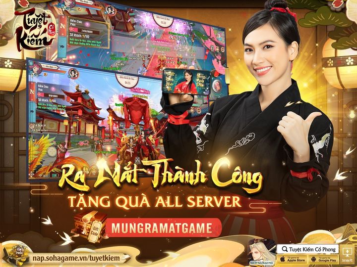 [Tuyệt Kiếm Cổ Phong] Mừng Game Ra Mắt Thành Công - Tặng Quà All Server