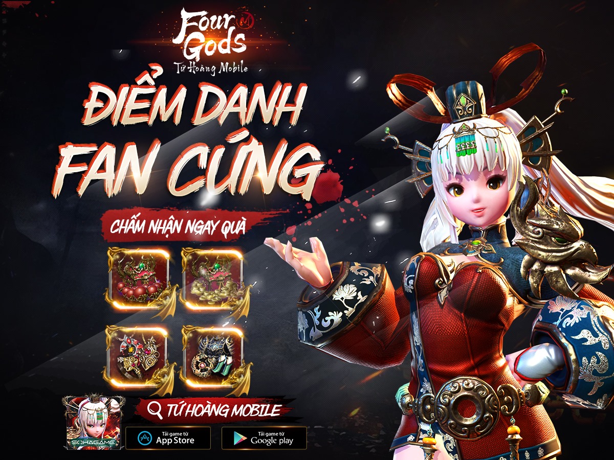 [Tứ Hoàng Mobile] Điểm Danh Fan Cứng Tuần 4 Tháng 6 Nhận Quà Cực Đã