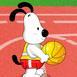 Snoopy chơi bóng rổ 2