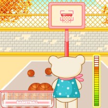 Teddy chơi bóng rổ