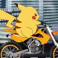Pikachu Lái Moto
