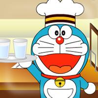 Doraemon Phục Vụ Nhà Hàng